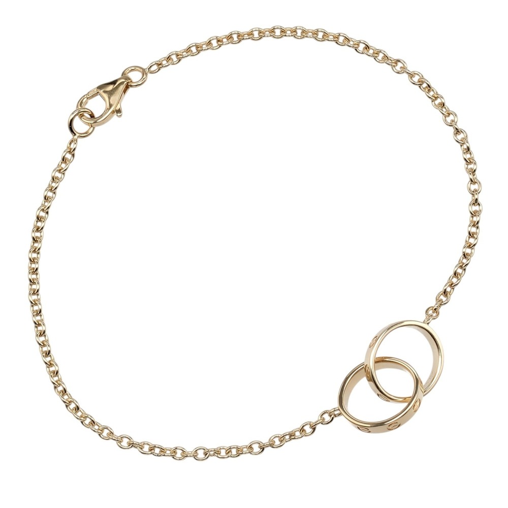 CARTIER 18k Gold Love Charm Bracelet